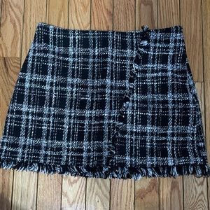 Black and white skirt - mini - size S